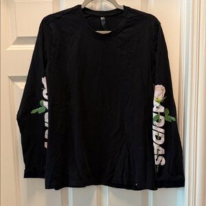 Adidas Black Crew Neck Shirt